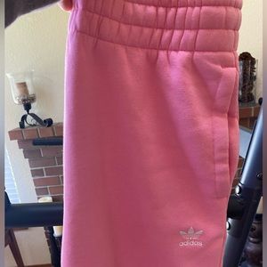 adidas bubble gum pink sweatpants